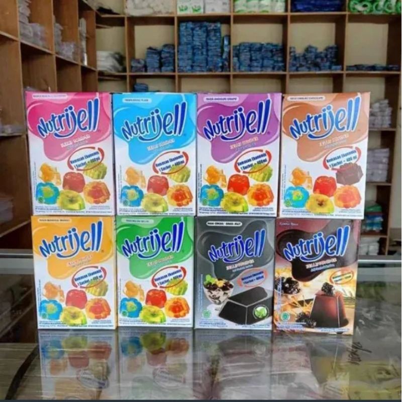 

Nutrijell Ekonomis 1 Box 20g X 12 Sachet Rasa Buah