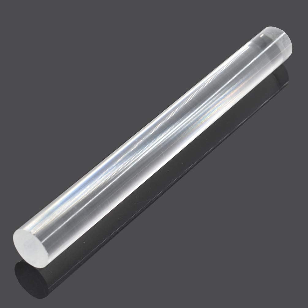 

Smooth Acrylic Clay Rollers Solid Tube Clay Roller Clear Rolling Pin Polymer Clay Tools for DIY Crafts Sculpting Handmade Art