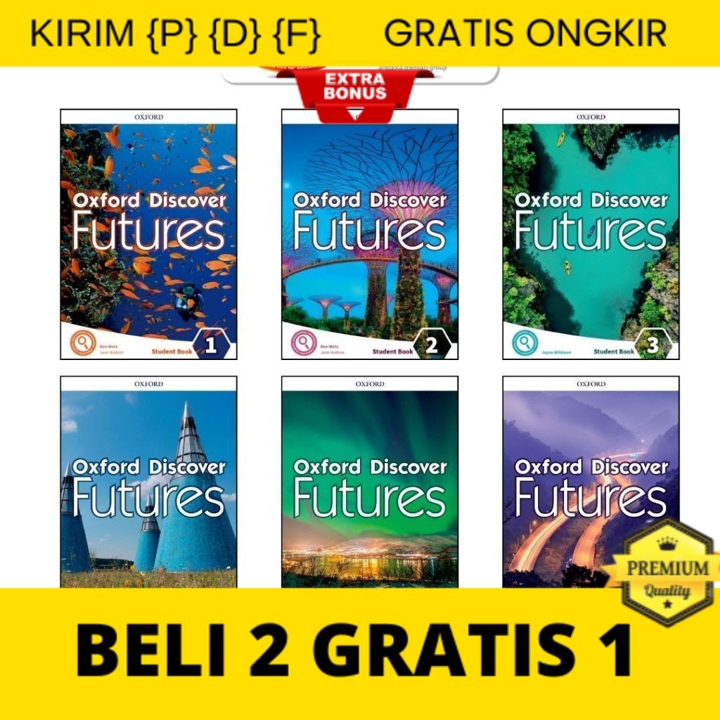 

{P} {D} {F} Oxford Discover Futures | Buku Bahasa Inggris SMP