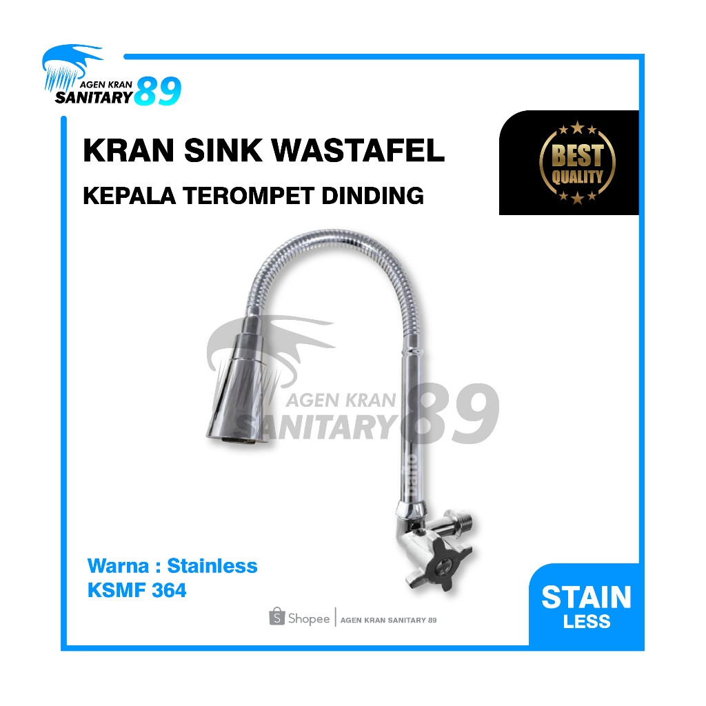 KRAN WASTAFEL CUCI PIRING/KRAN AIR/WASTAFEL CUCI PIRING STAINLESS/KRAN SINK WASTAFEL/KRAN SINK KEPAL