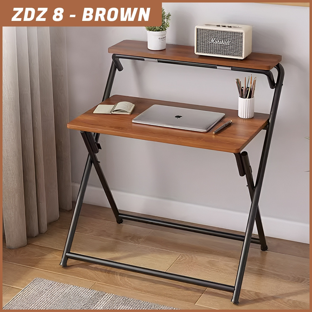 Meja Belajar Meja Lipat Portable - Meja Lipat - Meja Kerja - Meja Laptop - Meja Kerja Lipat Portable