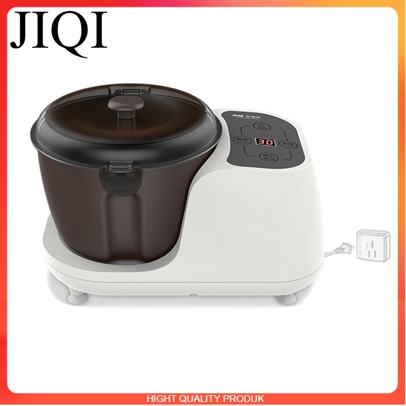 JIQI 3.5L Stainless Steel electric flour-mixing machine Egg Whisk Blender Cake Dough Bread kitchen f