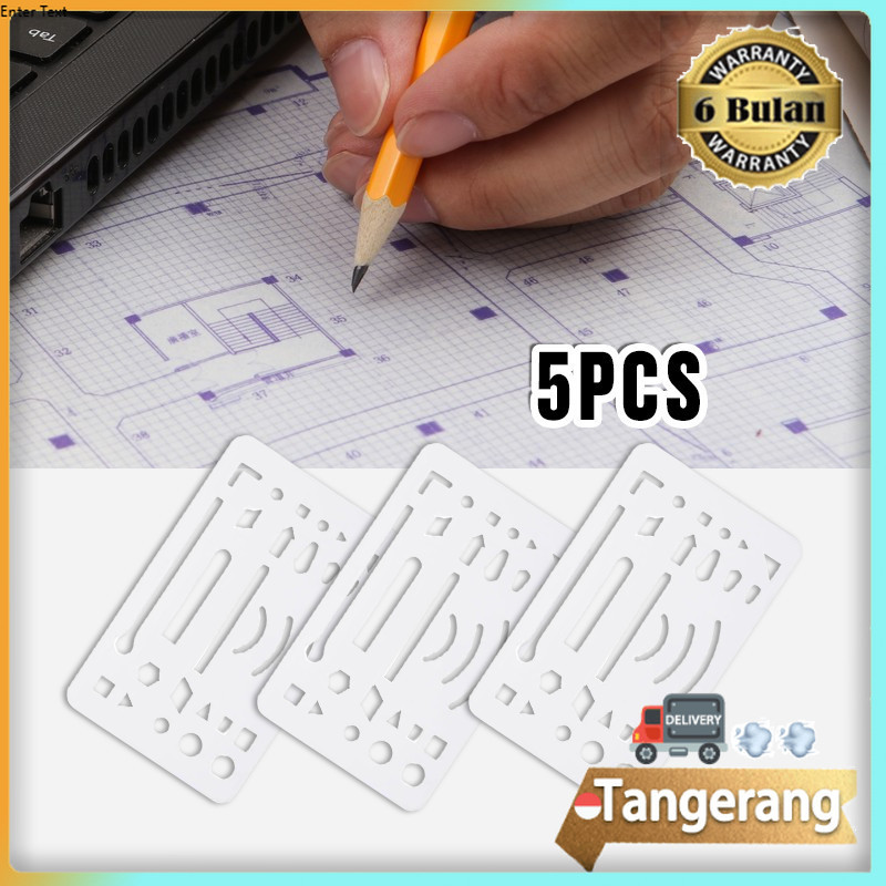 

5pcs Erasing Shield Rotring Mal Hapus Peghapus Transparan
