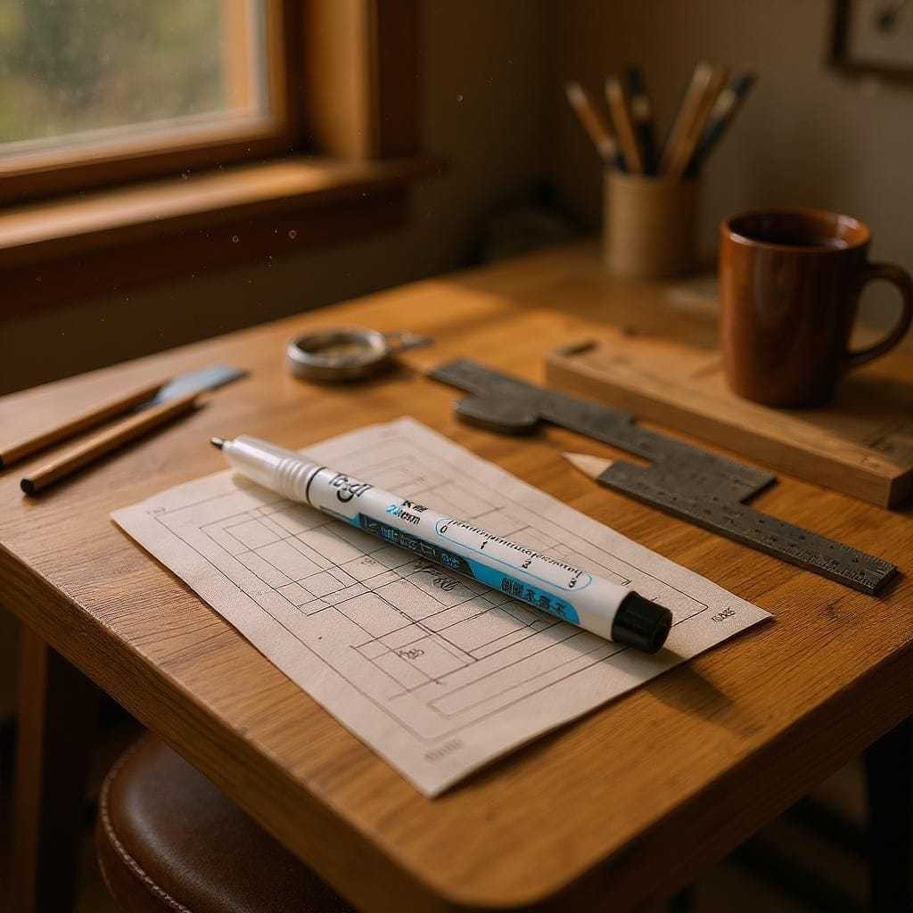 

SENDSTR Toddi Spidol Permanen Mata Pena Long Nib Permanent Marker - 323