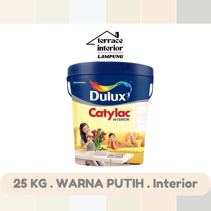 Cat Tembok Dulux Catylac Interior Warna Putih 25KG