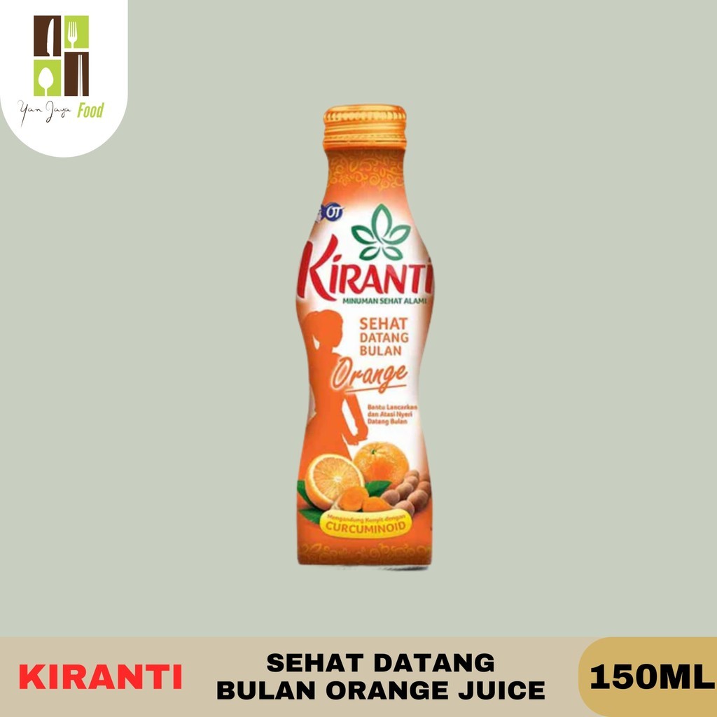 

Kiranti Sehat Datang Bulan Orange Juice 150ml / Minuman Herbal Untuk Masalah Kewanitaan Rasa Orange Juice