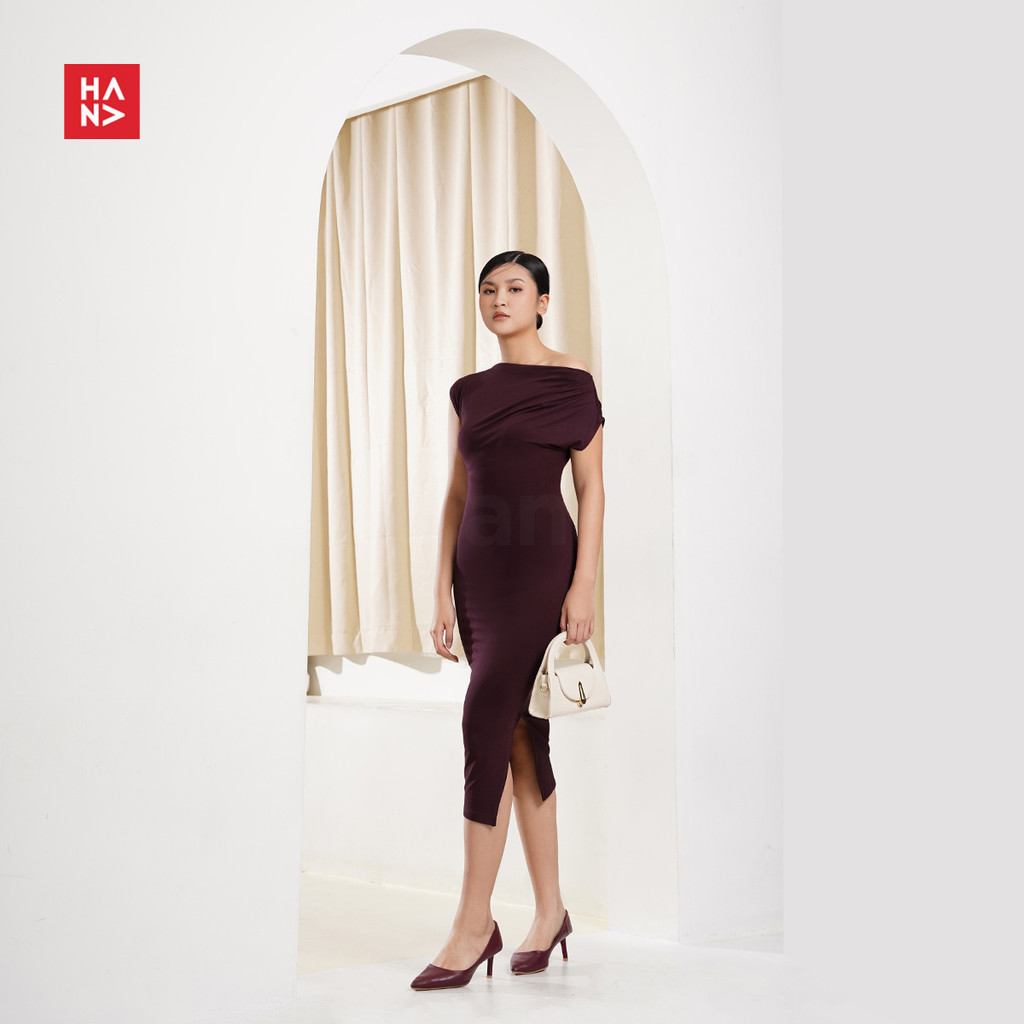 Terbaru Hana Fashion - Lyodra Dress/Dress Bodycon Slit Wanita - Cd277