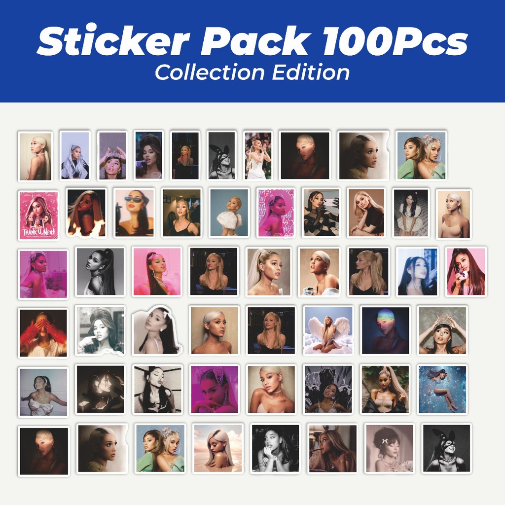 

Hot Stiker Ariana Grande Lucu Anti Air Stikers Berperekat Waterproof Sticker Decal Buat Motor Helm Buku Journal Koper Casing HP Laptop Botol Minum
