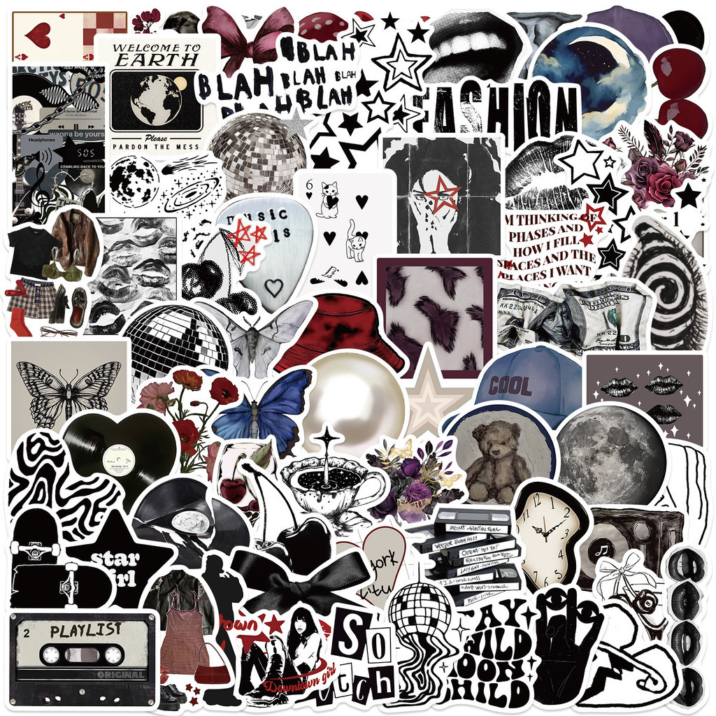 

100 Pcs Cartoon Downtown Girl Graffiti Stickers-Waterproof DIY Decals for Decor on Guitars Notebooks Luggage(Anime Worlds Store)