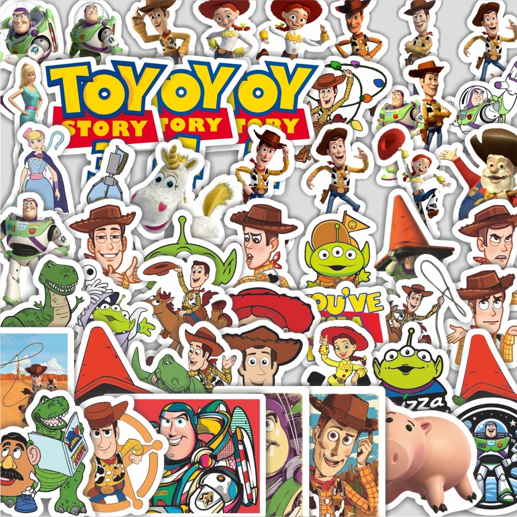 

Stiker Cutting Pack Stiker Disney Series Toy Story Karakter Mix 2 Isi 100Pcs Series Aesthetic Lucu Keren Untuk Koper Bahan Vynil