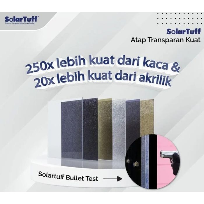 Atap Polycarbonate Solartuff Roma

