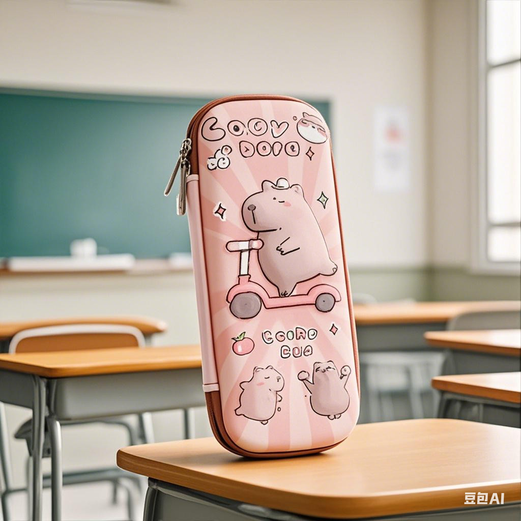 

3D Capybara Pencil Case Drop Resistant Waterproof Student School Supplies Large Capacity Multifunctiona Pen Pouch Stationery