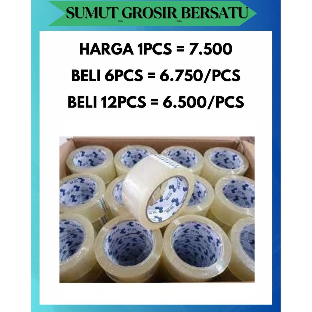 

SGB LAKBAN SELOTIP ISOLASI BENING / COKLAT TP88 MPI HOKITAPE 90 YARD 45MM BAGUS DAN TEBAL