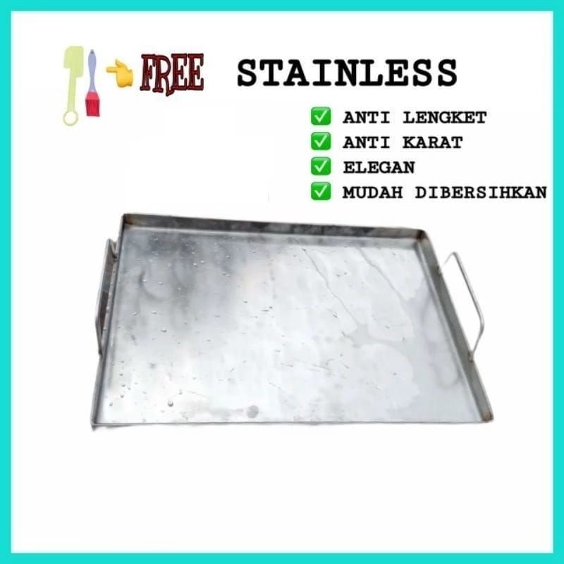 WAJAN STAINLESS / WAJAN ROTI BAKAR / WAJAN KEBAB / WAJAN SOSIS / BAKARAN / PEMANGGANG