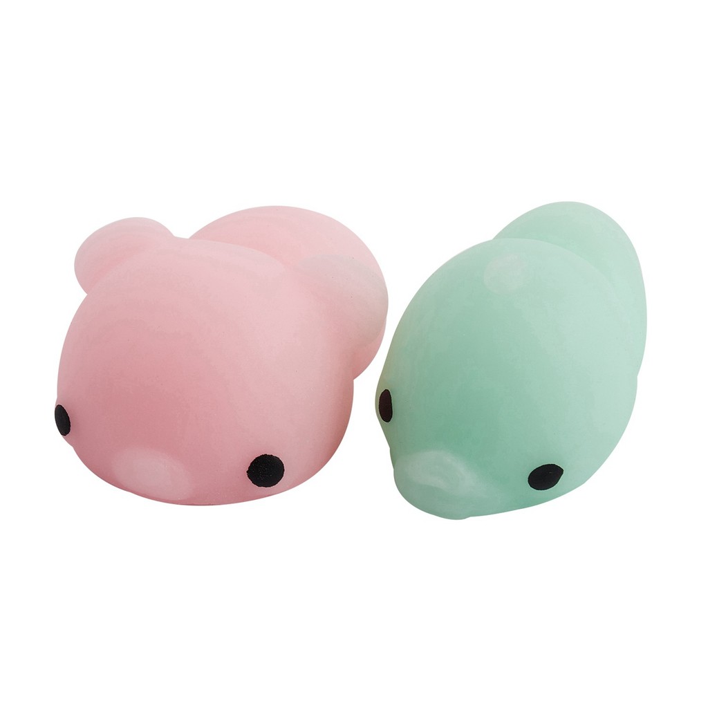 ABWE-60Pcs Mini Squeeze Toy Squishy Mochi Soft Release Stress Toys Kawaii Animal Decompression Toys 