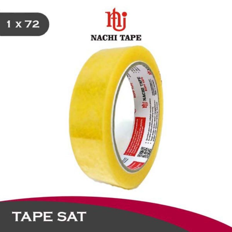 

Isolasi/Solatip Nachi Tape 1x72mm/24mm ( 1roll)