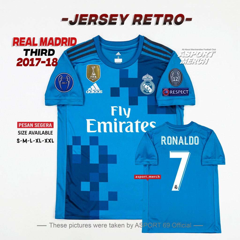 RERTRO MADRID AWAY 2017 2018