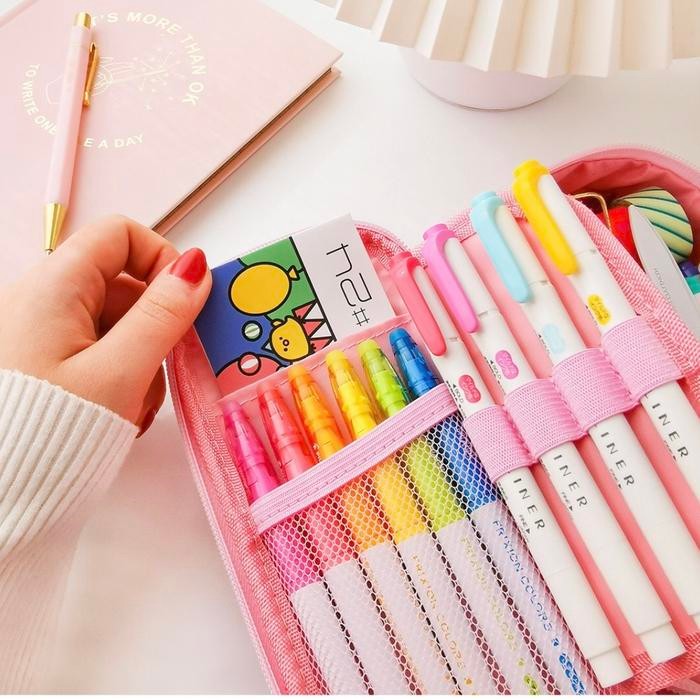 

PANACHE Bentoy Milkjoy Fairy Large Capacity Pencil Case Tempat Pensil - PINK 150 R, FAIRY