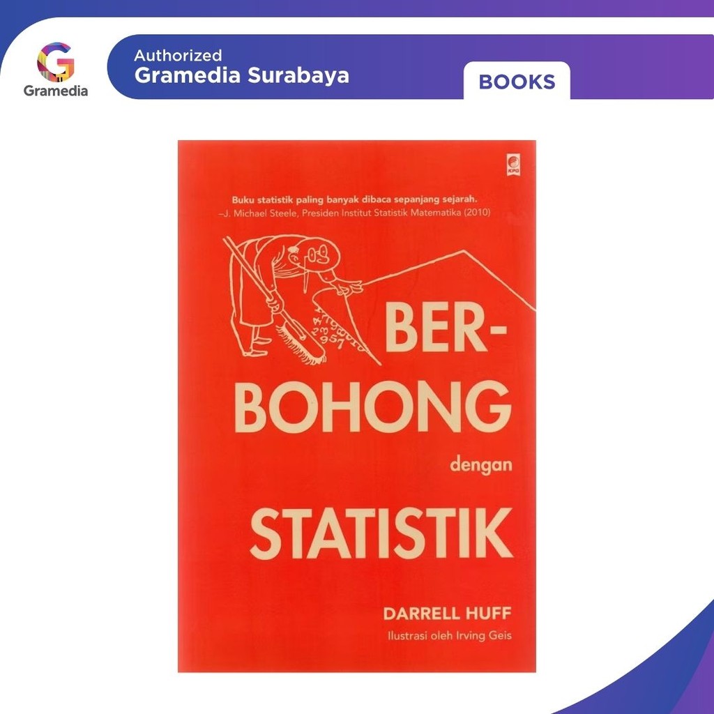 Gramedia Surabaya - Berbohong Dengan Statistik