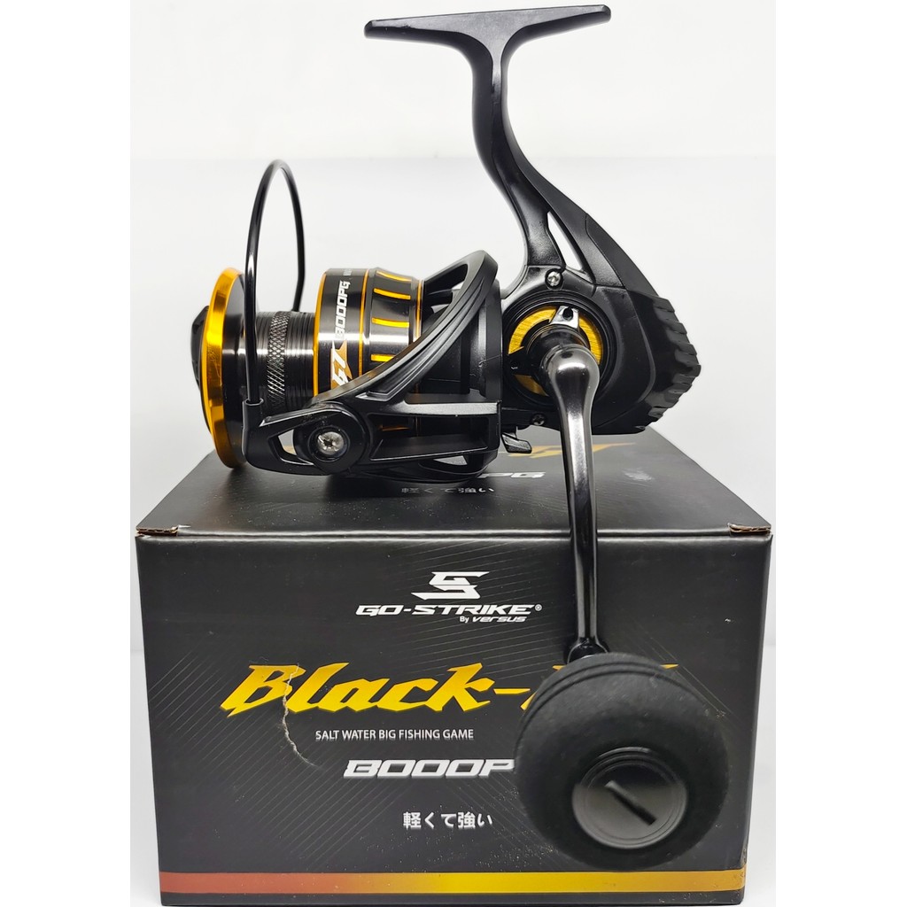 Reel Pancing GoStrike Versus BLACK GT 8000PG (7 Seal Bearing) Power Handle