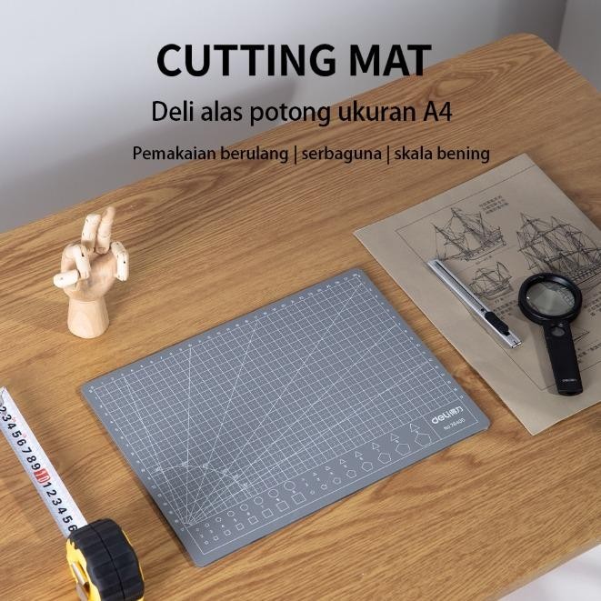 

Deli Alas Potong Kertas Cutting Mat Serba Guna, Warna Hijau 78400 A4 - assorted