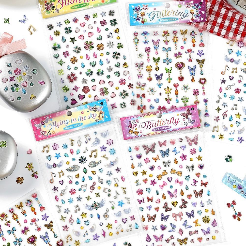 

[HARU] Brilliant Light Series Sticker Sheet Decorations Journal Binder Scrapbook Polaroid Notebook Journaling Korea Modern Style Sticker