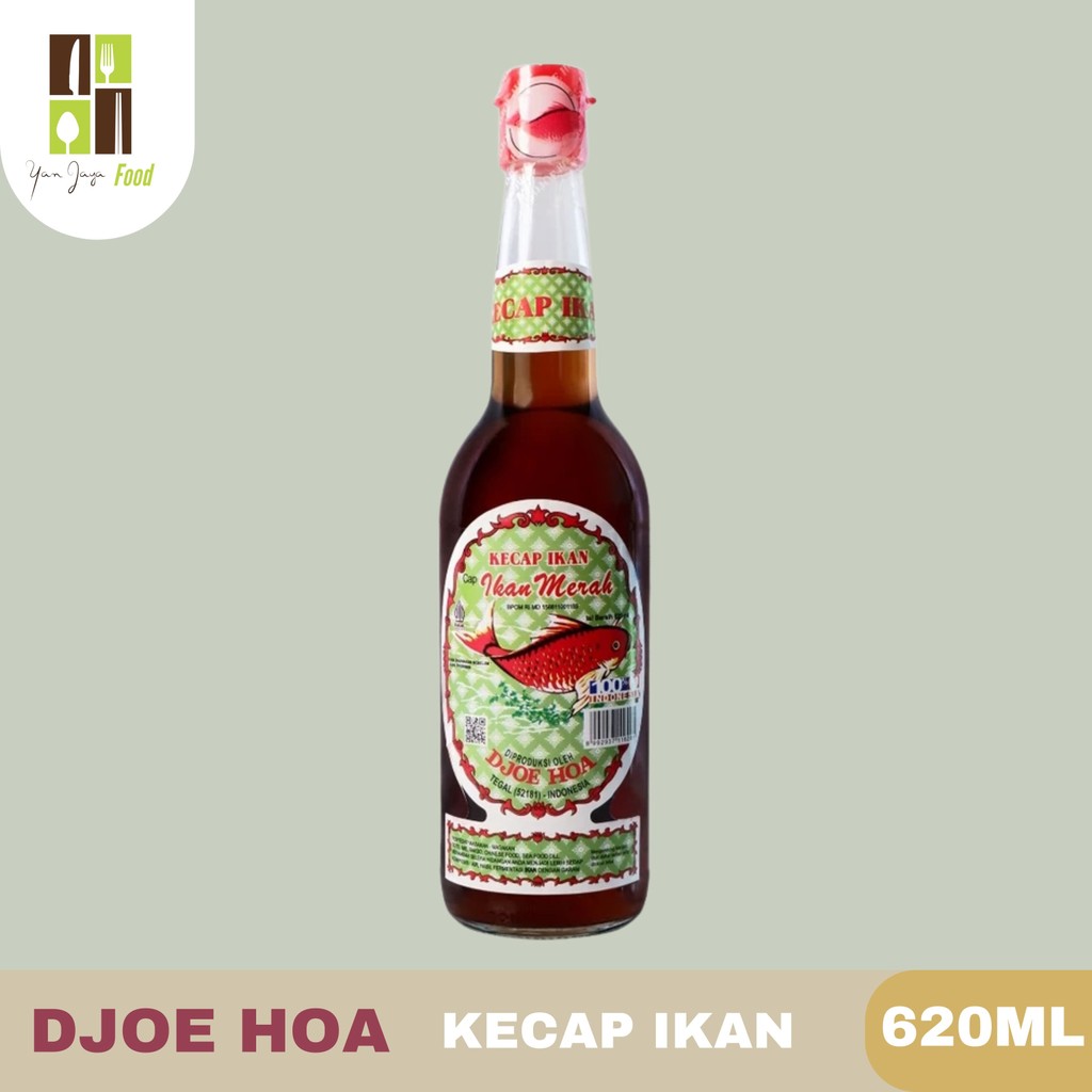

Djoe Hoa Kecap Ikan -620ml / Kecap Sari Ikan / Cap Ikan Merah / Botol Kaca / Kecap Ikan Jadul