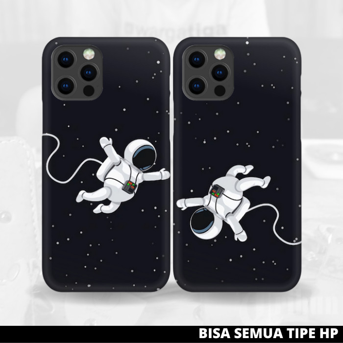 BOSCASING - Premium Casing Case Couple Astronot Aesthetic Lucu All Type Iphone Samsung Realme Oppo V