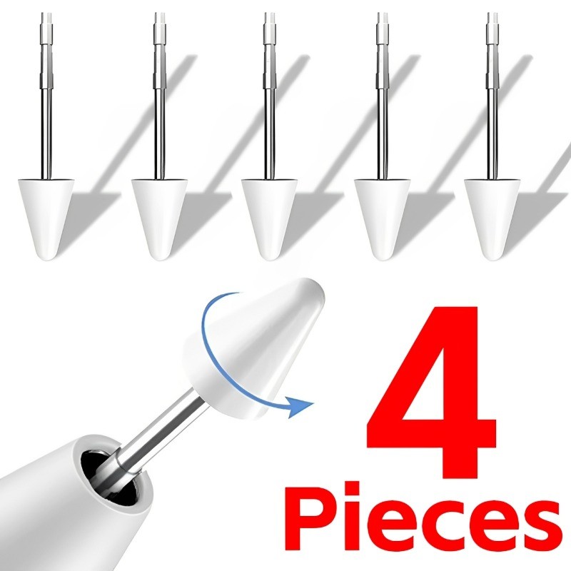 4/1PCS Stylus Pen Replacement Metal Tip for Xiaomi Mi Pad Redmi Pencil Nib Screen Stylus Writing Dra