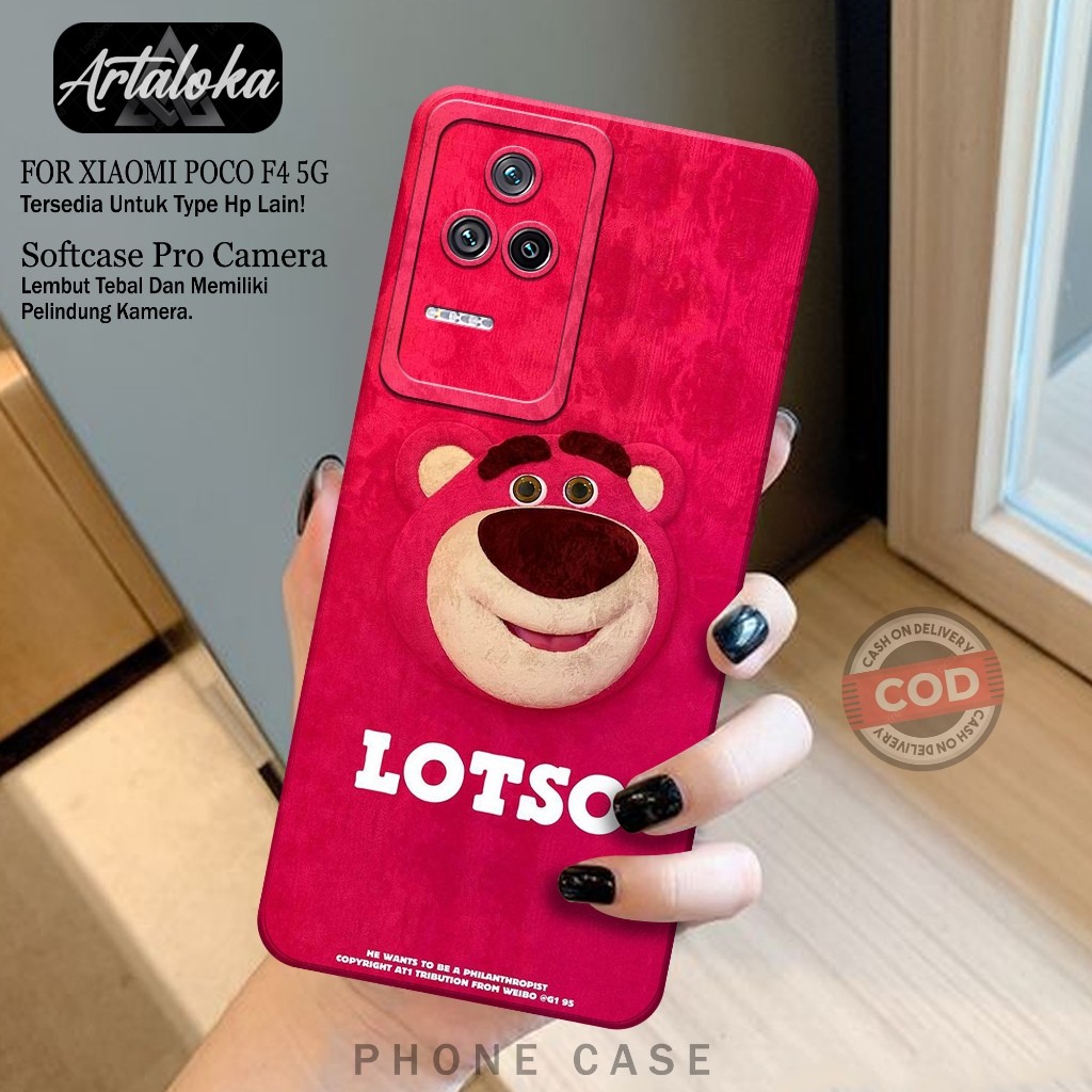 Softcase Hp Xiaomi Poco F4 5G Fashion Case Kartun Case Poco F4 5G Silikon TPU Pro Camera Casing Poco