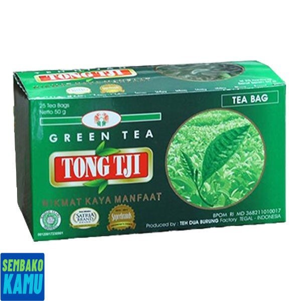 

Tong Tji Tea green Celup 25 pcs 50 gr