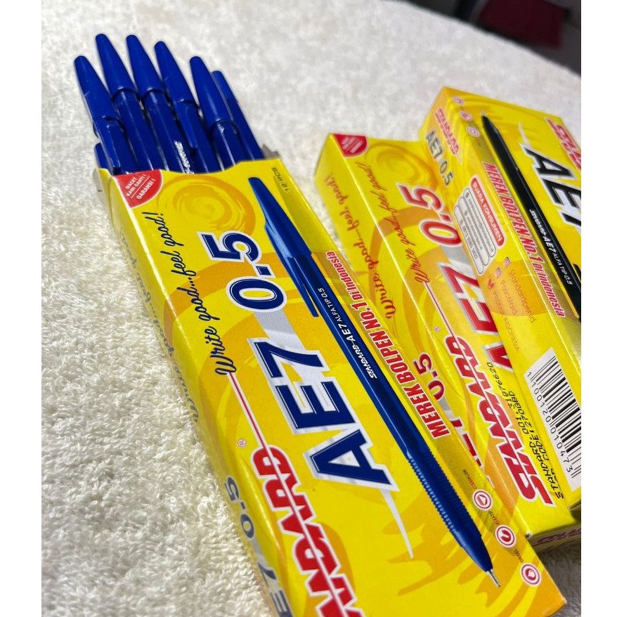 

[Per 12] Pulpen / Bolpen / Bolpoin / Ballpoint Standard AE7 / AE-7