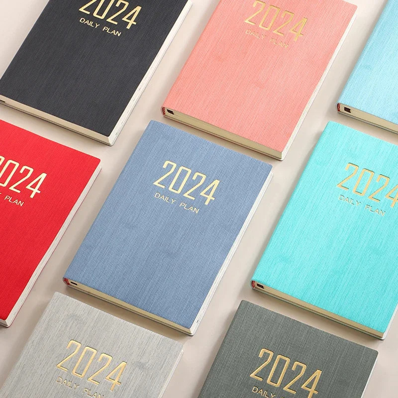 

NAKLVLSTR MINKYS Buku Catatan Harian 2024 Notebook Planner 365 Days 64 Sheet - MK5