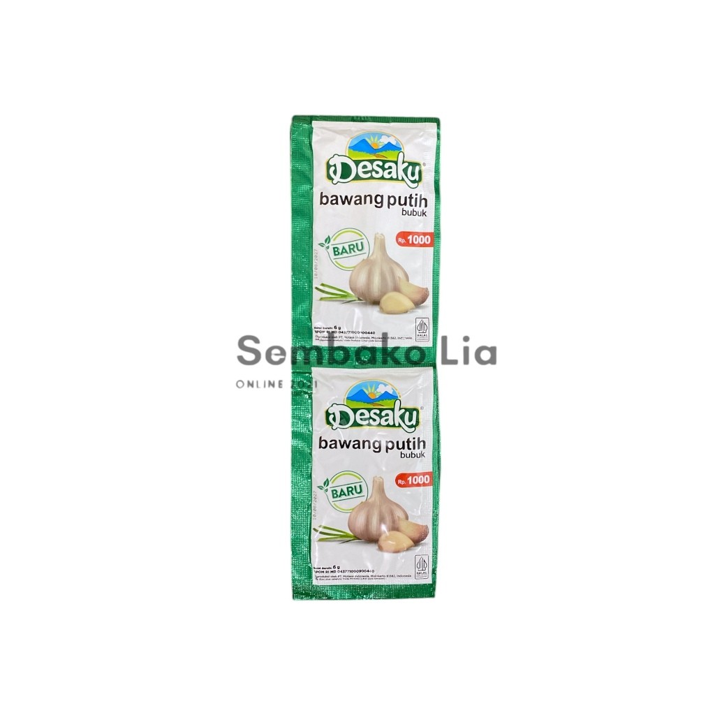 

Desaku Bawang Putih Bubuk 6gr Renteng Isi 12pc Sachet