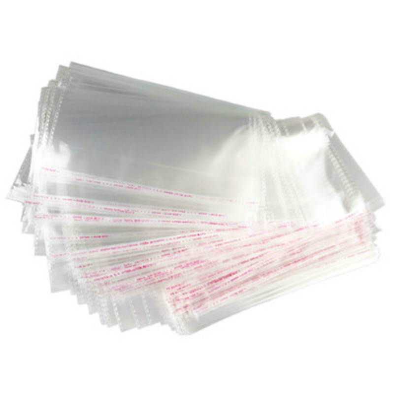 

OPP Resealable Cellophane Poly Bags Clear Self Adhesive Seal Plastic Transport Packaging Masks Individually Packaged