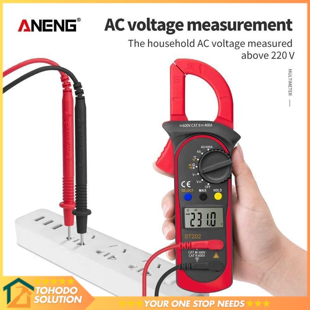 ANENG Digital Multimeter Voltage Tester Temperature - ST202