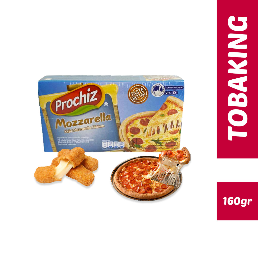 

Prochiz Mozarella 160gr Keju Mozzarella Cheese Mozarela