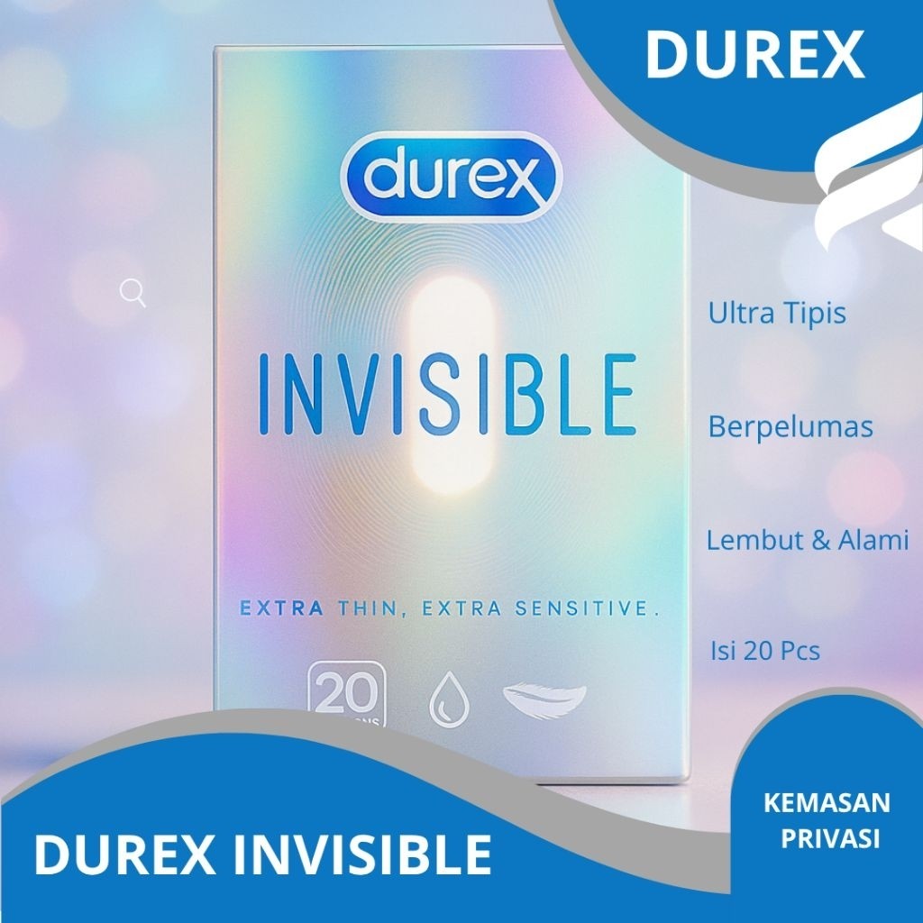 Vanesha Durex Kondom Invisible Durex Invisible Intense | Kondom Extra Tipis Pria | Durex Invisible 4