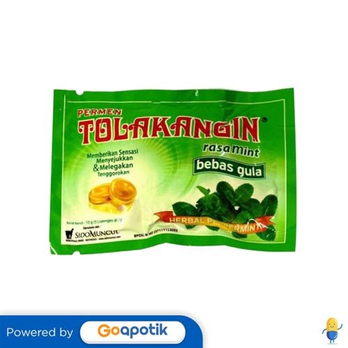 

Tolak Angin Sidomuncul Permen Herbal Bebas Gula Sachet 5 Pcs