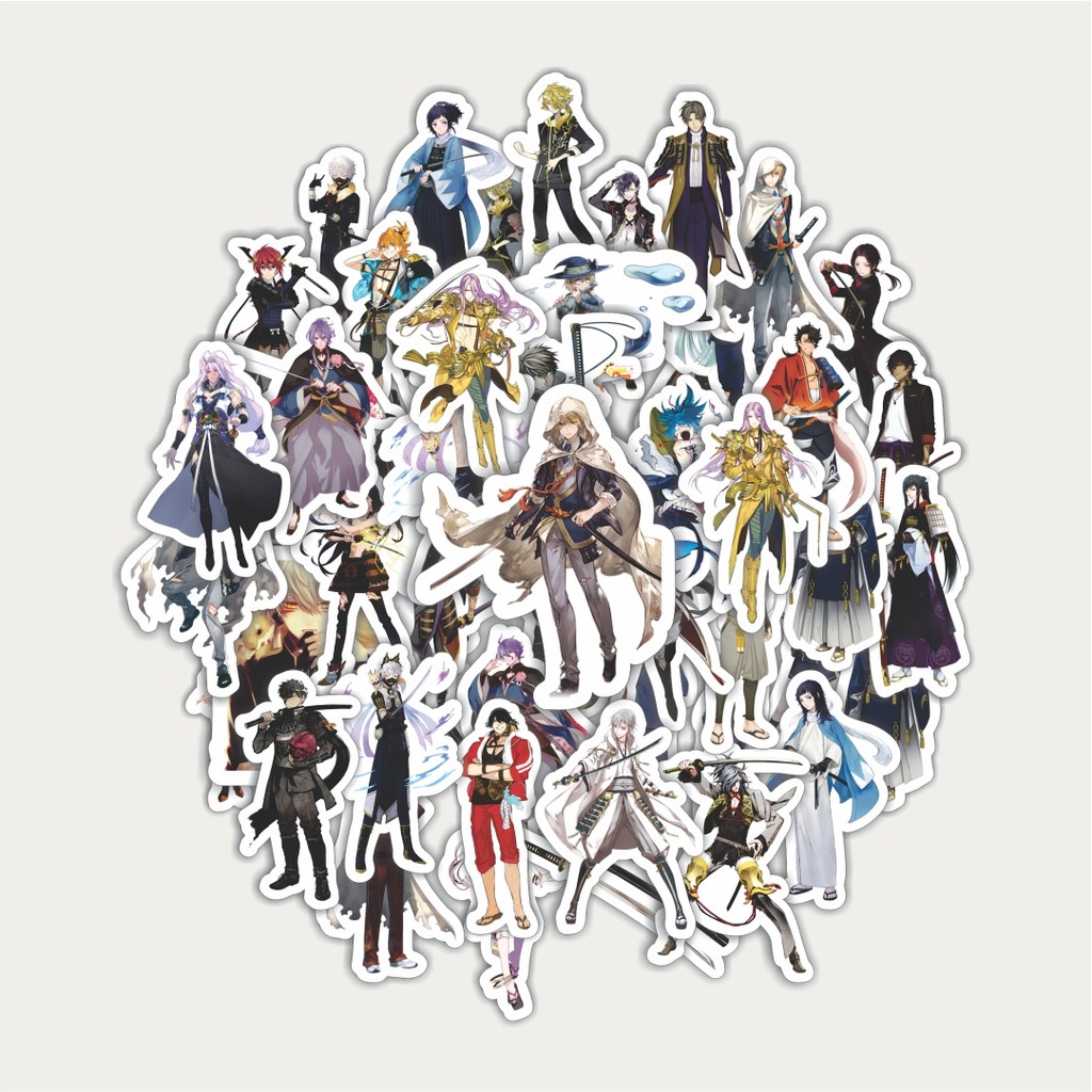 

Sticker Pack Stiker Game Series Touken Ranbu Karakter V2 | Sticker TUMBLR | Stiker LAPTOP KOPER HELM