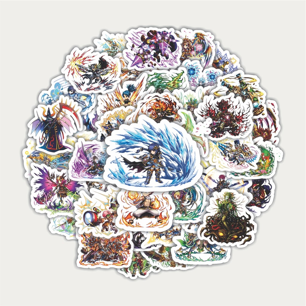 

Sticker Pack Stiker Game Series Brave Frontier Karakter Mix 1 | Sticker TUMBLR | Stiker LAPTOP KOPER HELM