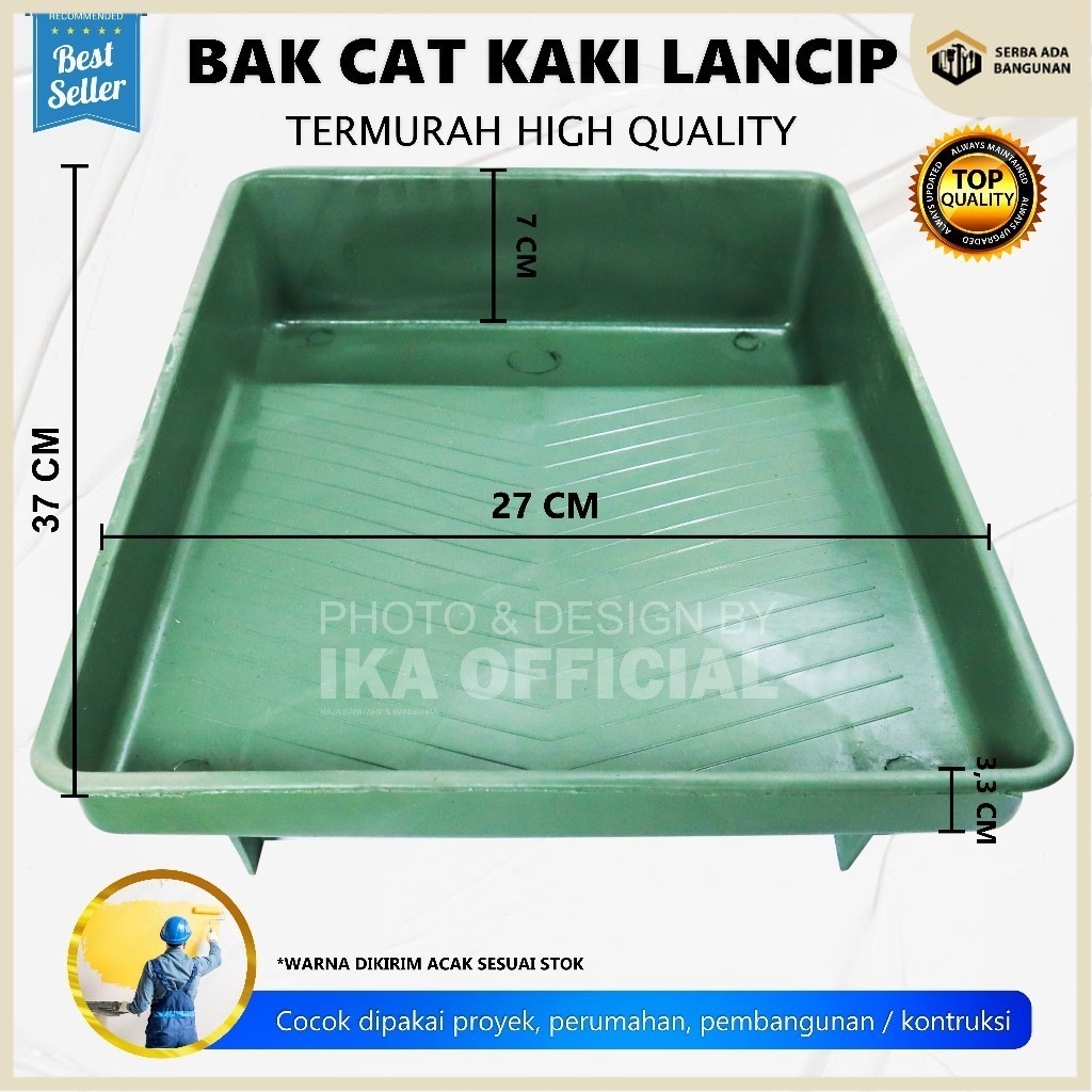 SAB BAK CAT ROLL ANTI PECAH BAK CAT BERKUALITAS BAGUS DAN TEBAL TIDAK MUDAH PECAH Bak Cat - Bak Kuas