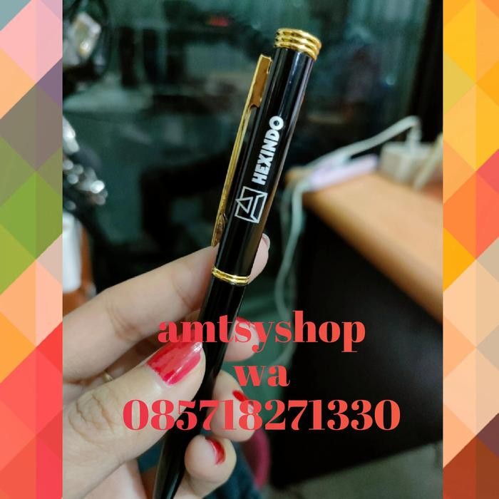 

pulpen metal custom - Hitam, polos