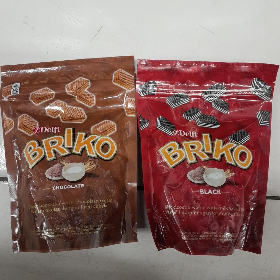 

Delfi Briko Wafer Coklat Rasa BLACK VANILA / COKLAT 95gr