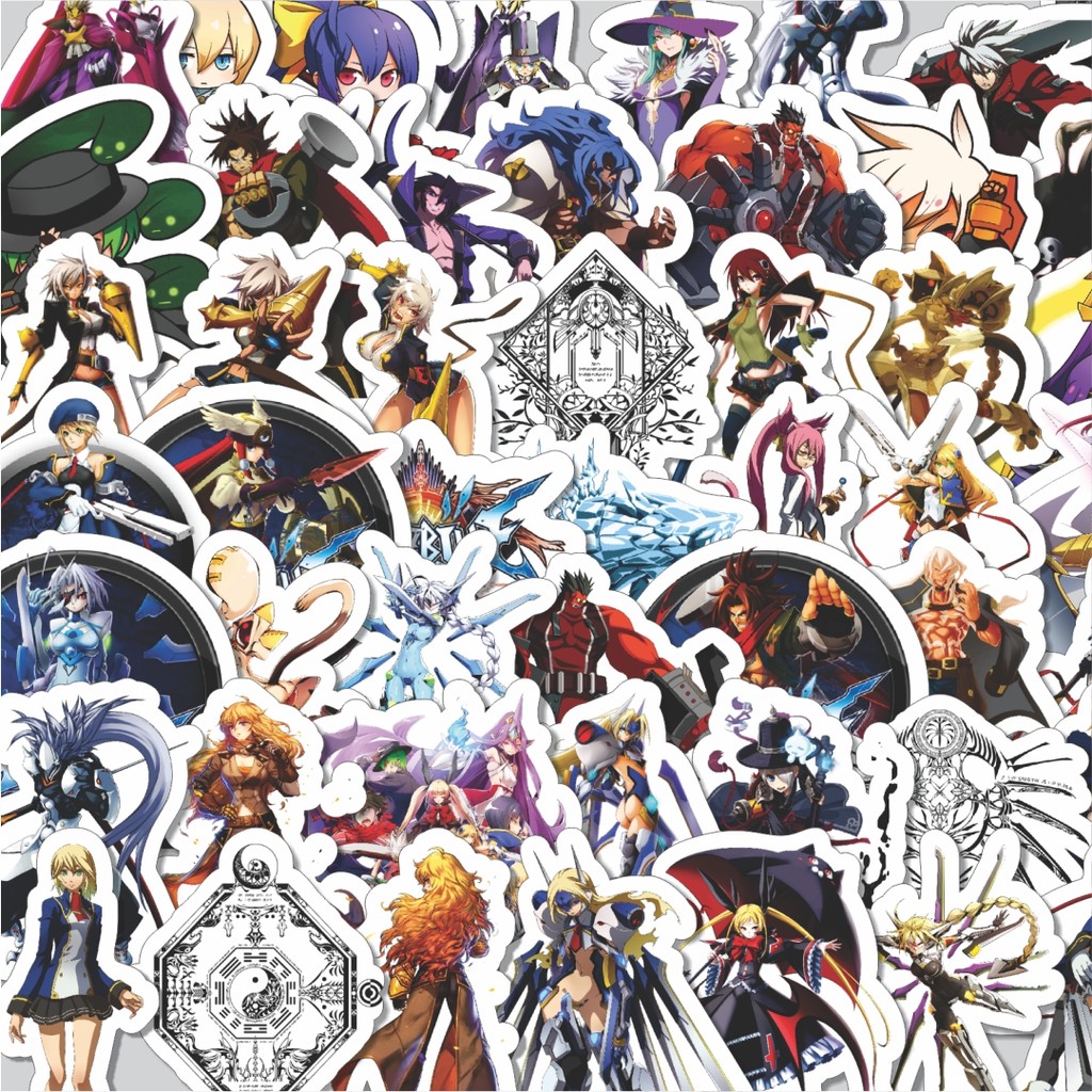 

Stiker Cutting Pack Stiker Game Series Blaz Blue Karakter Mix 10 Isi 100Pcs Series Aesthetic Lucu Keren Untuk Koper Bahan Vynil