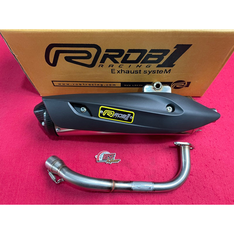 KNALPOT ROB1 VARIO 125 150 OLD SS CAP V COVER
