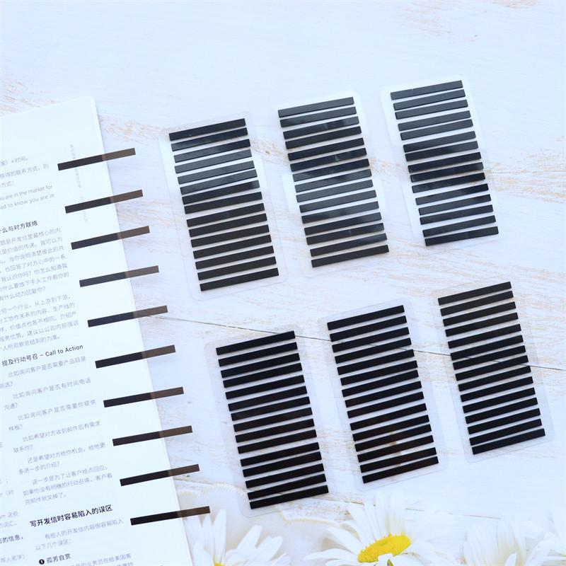 

6Packs Rainbow Color Index Memo Pad sticky not Sticky Notes Paper Sticker Notepad Bookmark School Supplies Kawaii Stationery