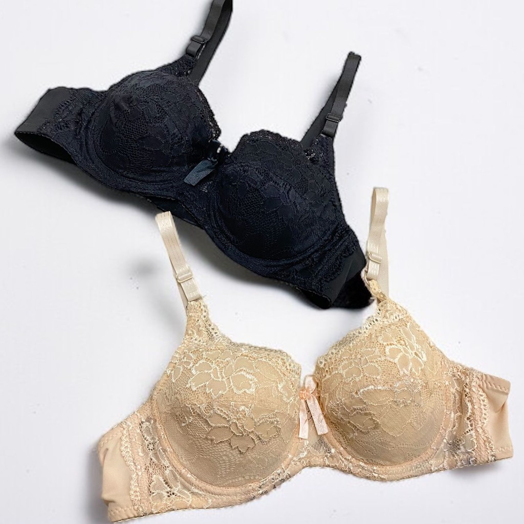 Bra Wanita FELANCY 01048 - Berkawat - Busa Tipis - Kait 2, Ukuran 36A 40A , Nyaman Dipakai