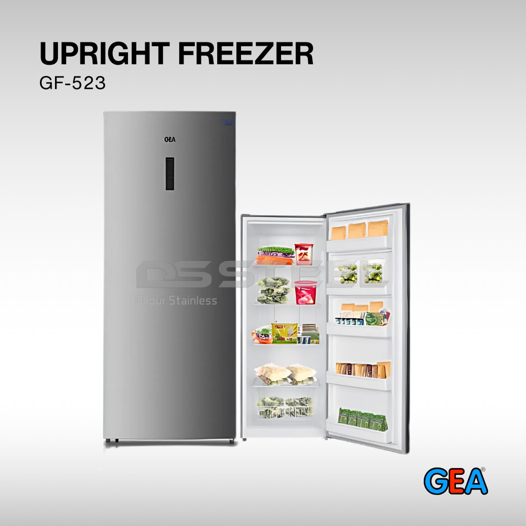 GEA Upright Freezer GF-523 - Freezer Tegak 523 Liter Hemat Energi Inverter No Frost