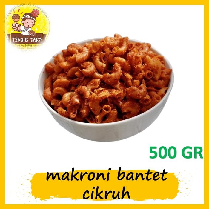 

Makroni BANTET Cikruh Pedas 500 gr GURIH PEDAS MAKARONI PIPA BANTAT makaroni pedas cikruh - 500GR